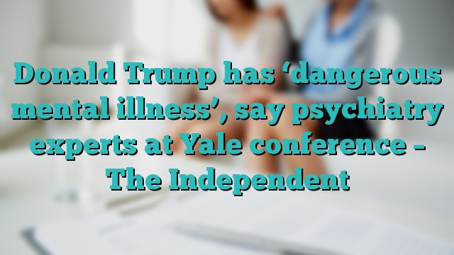 Donald Trump has ‘dangerous mental illness’, say psychiatry experts at Yale conference – The Independent